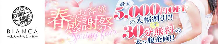 BIANCA～主人の知らない私～長岡店(ビアンカナガオカテン) 長岡市/人妻デリヘル