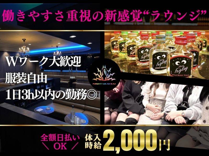 NIGHT MUSEUM 求人バナー