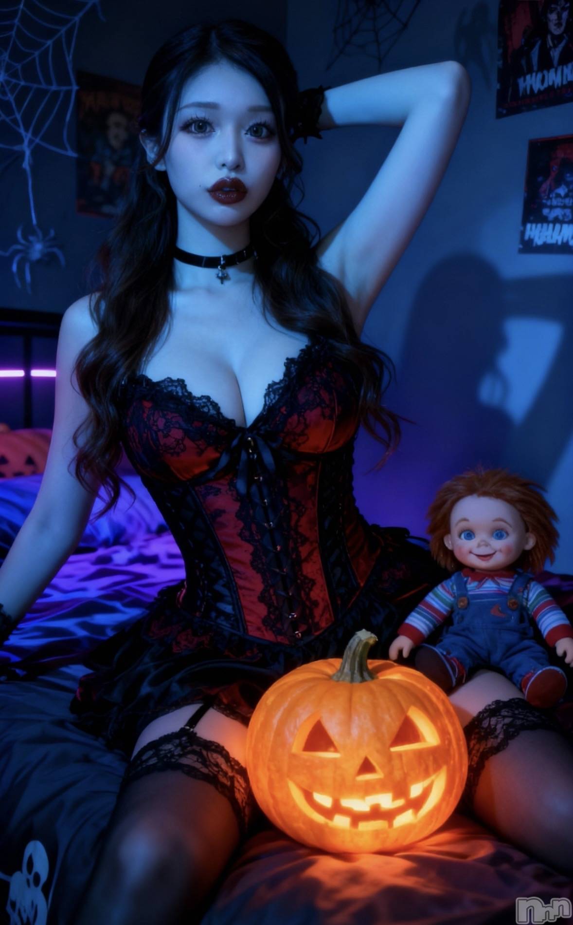 新潟駅前キャバクラ・クラブGRAND ROUGE(グランルージュ) の2025年10月31日写メブログ「🕯🎃*⸜𝑯𝒂𝒑𝒑𝒚 𝑯𝒂𝒍𝒍𝒐𝒘𝒆𝒆𝒏⸝*👻🍬」