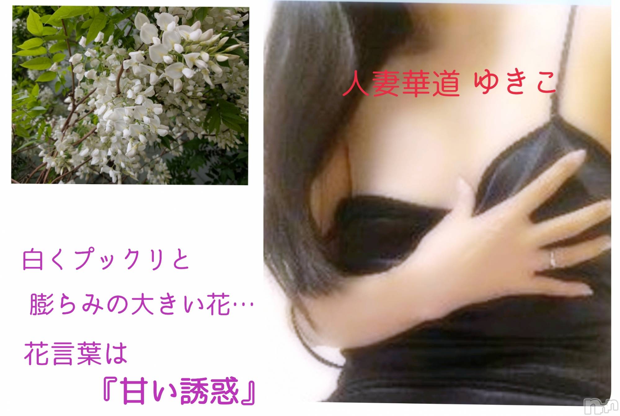 上田発人妻デリヘル人妻華道 上田店(ヒトヅマハナミチウエダテン)【熟女】ゆきこ (53)の2025年5月3日写メブログ「プックリと膨らんだ…『甘い誘惑』」