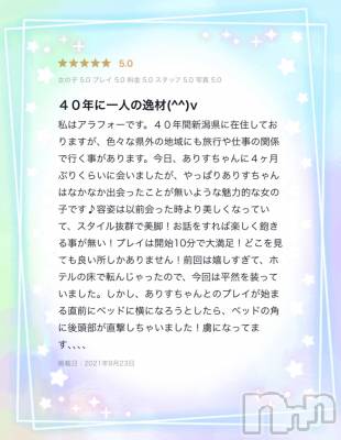 新潟手コキ sleepy girl(スリーピーガール) ありすちゃん(23)の9月28日写メブログ「受付終了＼(＾o＾)／♡」