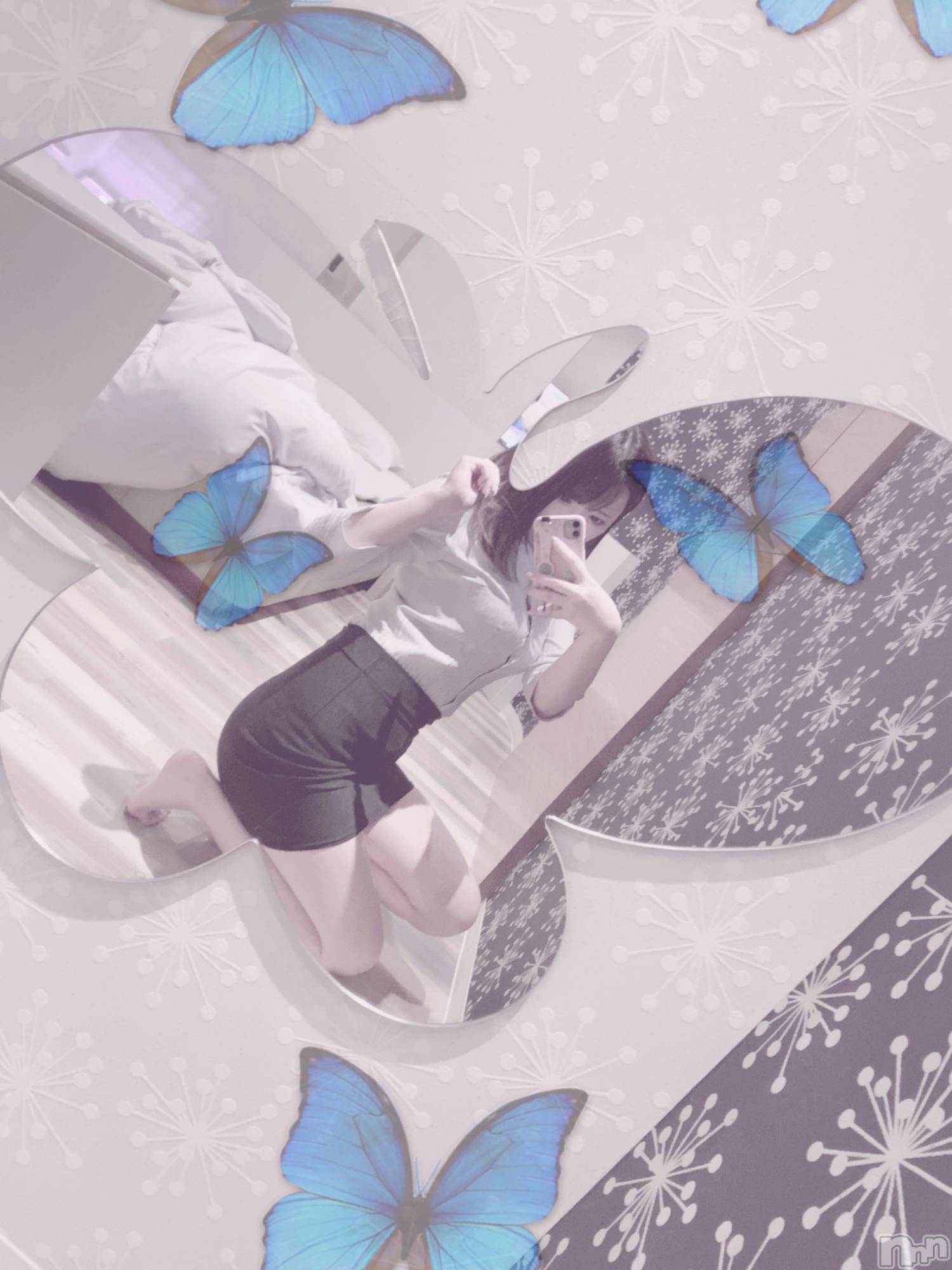 新潟手コキsleepy girl(スリーピーガール)あいらちゃん(22)の2022年10月22日写メブログ「ちょうちょ🦋」