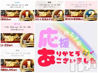 松本発デリヘル VANILLA(バニラ) らら(23)の11月8日写メブログ「結果発表🎉」