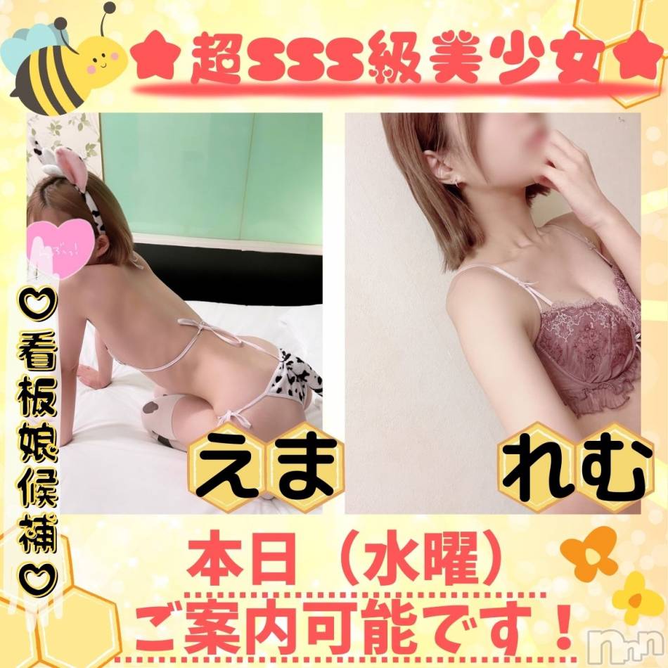 新潟手コキ(ノエル)の2022年12月14日お店速報「⚠️本日出勤⚠️デリ可能！超 SSS級美女【えまちゃん】、【れむちゃん】」