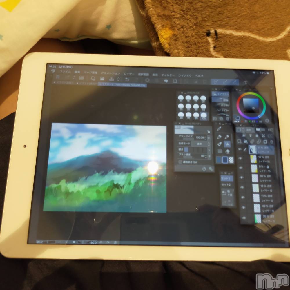 長岡デリヘル純・無垢(ジュンムク) あいか☆(21)の5月11日写メブログ「風景画書きました♡♡♡♡」