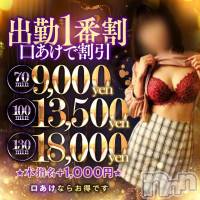 新潟デリヘル 新潟人妻デリバリーヘルス 下心 ～したごころ～(シタゴコロ)の1月9日お店速報「1/9(金)出勤1番割🚨出勤してから１時間以内なら超お得にご案内♪」