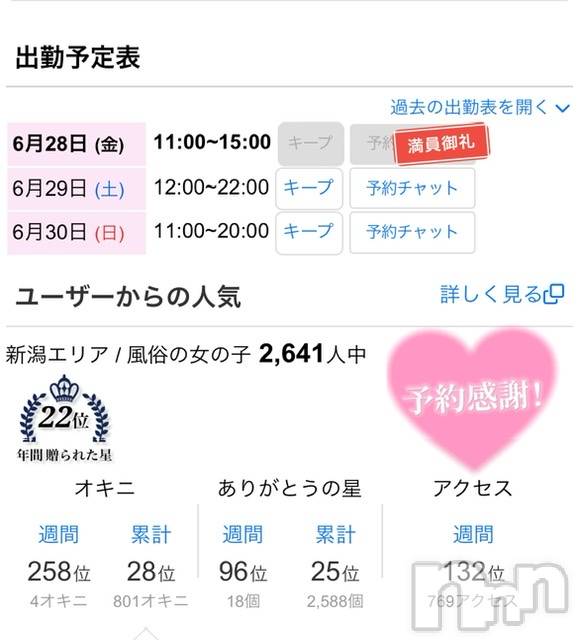 新潟手コキCherish Amulet(チェリッシュ アミュレット)のあ★(21)の2024年6月28日写メブログ「4時間貸切です♡」
