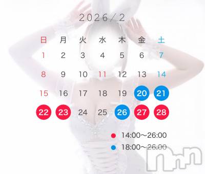 長岡デリヘル Mimi(ミミ) はるあ★殿堂RANK対象外★(20)の2月19日写メブログ「🫧2月の出勤予定と空き枠🫧」