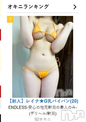 新潟デリヘル(エンドレス)の2024年3月17日お店速報「【朗報】オキニ1位の大人気美女に空きが⁉」