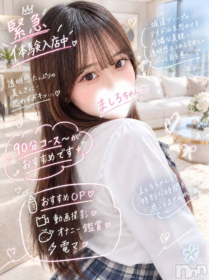 長岡デリヘル(ルーキー)の2026年10月5日お店速報「🚨 緊急入店♡ 大注目 🚨一目見た瞬間惹き込まれる♡ましろちゃん🍁」