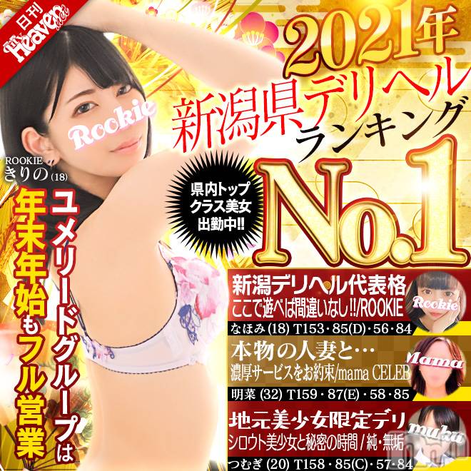 長岡デリヘル(ルーキー)の2022年1月1日お店速報「【謹賀新年】本日も通常営業です！姫始めはROOKIEで決まり♪」