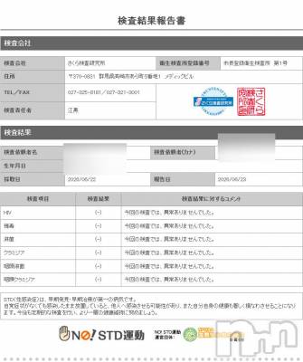 新潟デリヘル A(エース) かんな(40)の6月23日写メブログ「性病検査異常なし👌💓」