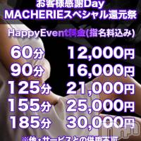 上田発デリヘル MACHERIE-マシェリ-(マシェリ)の2月12日お店速報「大盛況★お客様感Day！特別/中間還元祭開催中♪」