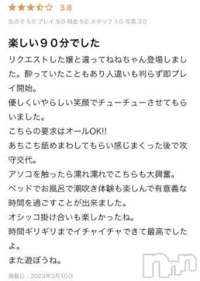 新潟デリヘル 熟女の風俗 最終章(ジュクジョノフウゾクサイシュウショウ) ねね(38)の3月10日写メブログ「【お礼写メ日記】」