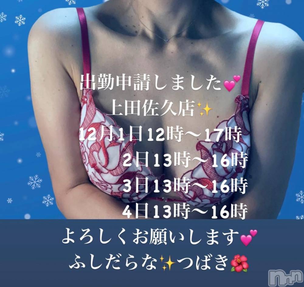 上田発人妻デリヘルPrecede 上田東御店(プリシード ウエダトウミテン) つばき★超熟濃厚妻(63)の12月1日写メブログ「出勤申請しました💕」