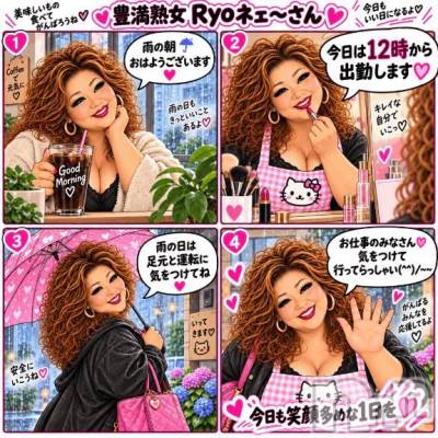 新潟デリヘル 熟女の風俗 最終章(ジュクジョノフウゾクサイシュウショウ) りょう(50)の9月11日写メブログ「おはよう☂️」