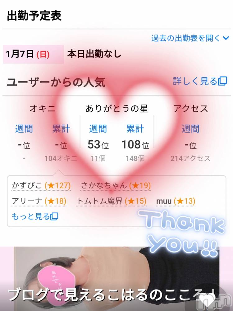 長岡風俗エステ長岡風俗出張アロママッサージ(ナガオカフウゾクシュッチョウアロママッサージ) 女子アナ級美人☆こはる(32)の1月7日写メブログ「ちゃんと見てますよ～🥺✨」