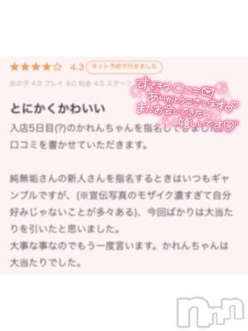 長岡デリヘル純・無垢(ジュンムク) かれん(20)の3月24日写メブログ「お礼🕊‎」