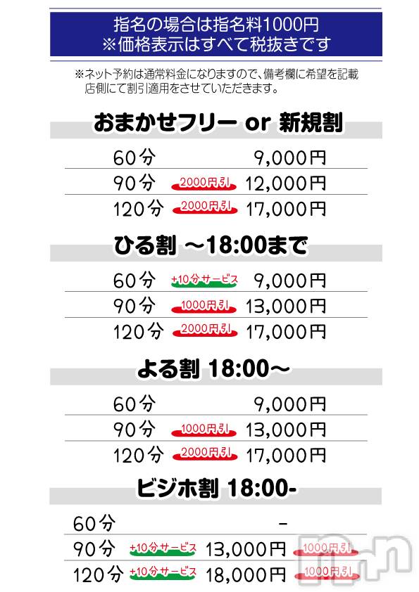 長野風俗エステ(ナガノシハケンガタホンカクアロマエステ　ラウンジ)の2021年1月20日お店速報「タイムサービスご案内！！！」