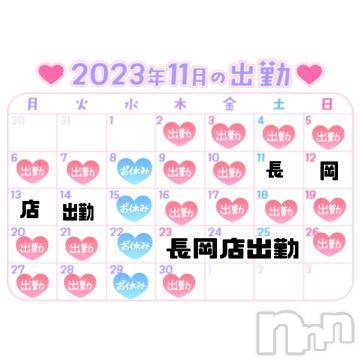 新潟デリヘル奥様特急 新潟店(オクサマトッキュウニイガタテン) つむぎ(20)の10月29日写メブログ「🌟11月出勤予定🌟」