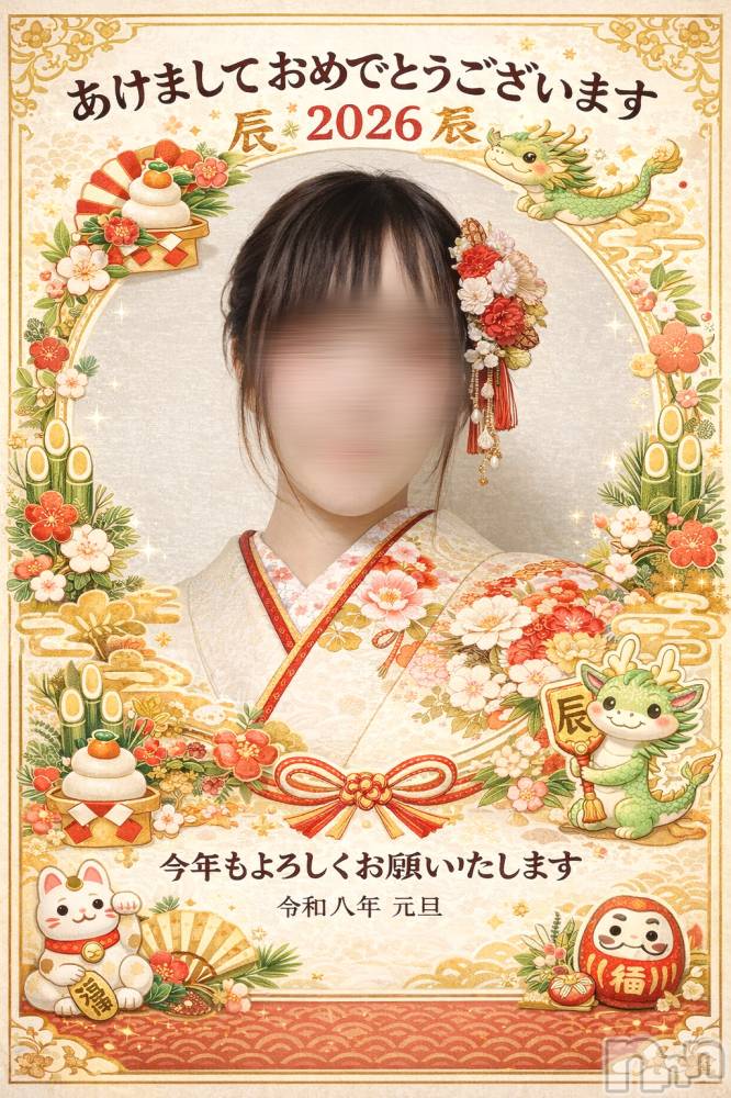 上越デリヘルらぶ妻　～新潟の人妻が集う店～(ラブツマ) 流川かえで★素人感◎(36)の1月6日写メブログ「遅くなりましたが🐉」