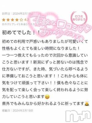 新潟デリヘル 奥様特急 新潟店(オクサマトッキュウニイガタテン) ここな(30)の2月22日写メブログ「口コミありがとう🩷」