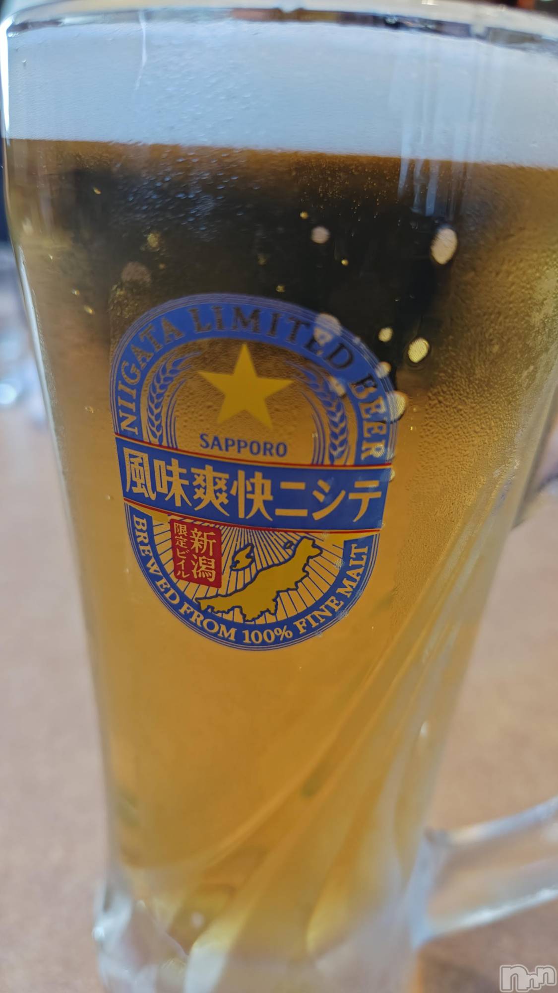 長岡デリヘル長岡人妻市(ナガオカヒトヅマイチ)ちづる★けしからん身体をした人妻(39)の2026年8月30日写メブログ「🍺🫠」