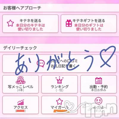 新潟デリヘル 新潟デリヘル倶楽部(ニイガタデリヘルクラブ) かえで(18)の11月1日写メブログ「ありがとう♡」
