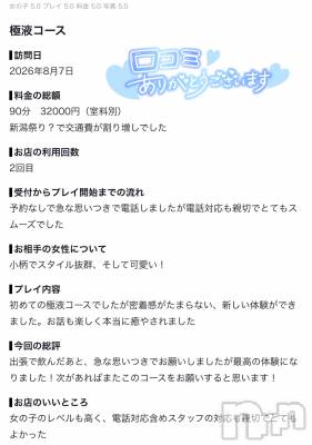 新潟デリヘル Melt(メルト) ゆま(24)の8月9日写メブログ「口コミありがとうございます🙏🏻💕」