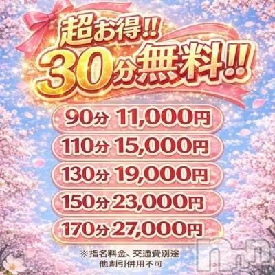 新潟デリヘル 新潟市鳥屋野潟ちゃんこ(ニイガタシトヤノガタチャンコ) さき(22)の3月31日写メブログ「【本日限定】特大イベント【一撃】」