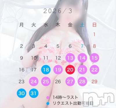 新潟ソープ スチュワーデス このは(23)の3月11日写メブログ「～3月出勤予定～」