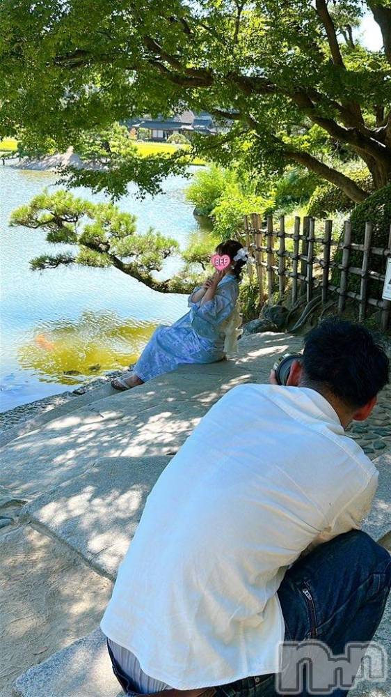 長岡デリヘルBLUE BIRD長岡店(ブルーバードナガオカテン) シャネル(25)の7月23日写メブログ「浴衣撮影in岡山後楽園」