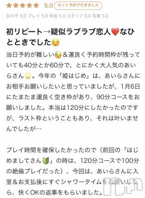 新潟デリヘル 新潟風俗Noel-ノエル-(ノエル) あいら(19)の1月20日写メブログ「お礼」