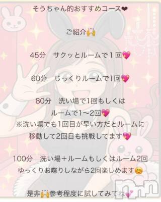 新潟ソープ 新潟バニーコレクション(ニイガタバニーコレクション) ソウ(24)の4月3日写メブログ「参考がてらに✊」