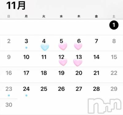 新潟デリヘル GRACE　新潟(グレース　ニイガタ) 【新人】神楽（かぐら）(29)の10月27日写メブログ「11月の予定🗓」