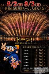 新潟デリヘル新潟市鳥屋野潟ちゃんこ(ニイガタシトヤノガタチャンコ) あんな(27)の8月2日写メブログ「また明日(*´︶`*)ﾉ」