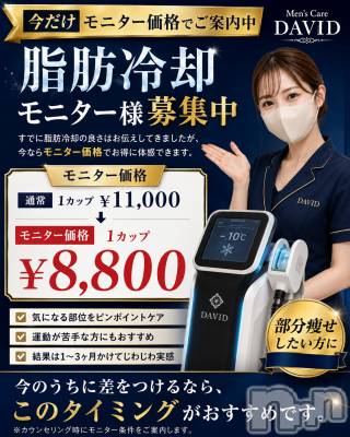 長岡市メンズエステ Men's Care DAVID(メンズケア ダヴィデ)の店舗イメージ3枚目「脂肪冷却で部分痩せ★現在モニター様大募集中！！」