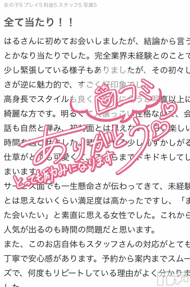 新潟デリヘルアミューズメントデリバリーヘルス  ガロパ(アミューズメントデリバリーヘルスガロパ) はる(18)の4月1日写メブログ「初の口コミありがとうございます♡」