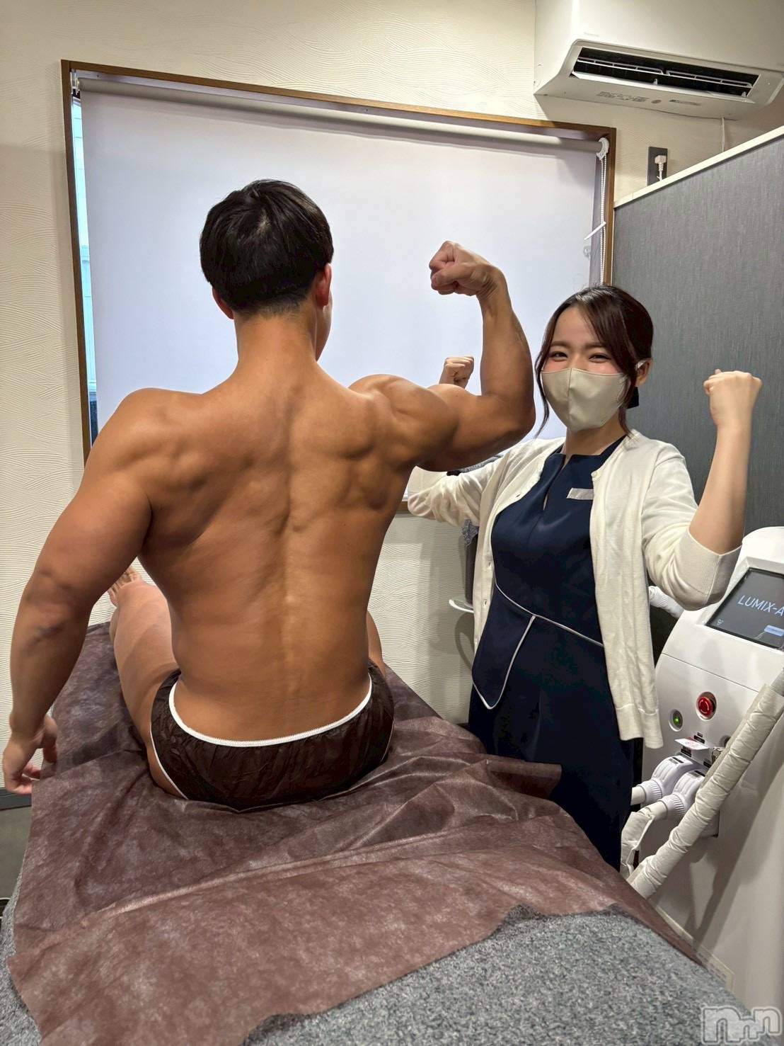 長岡メンズエステMen's Care DAVID(メンズケア ダヴィデ)RIKAの2026年5月11日写メブログ「筋肉🙂‍↕️🩷」