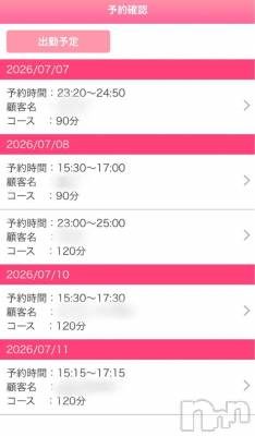 長岡デリヘル ROOKIE(ルーキー) しらゆき(24)の7月6日写メブログ「ご予約状況🗓✅」