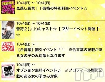 上越デリヘル HONEY(ハニー) ありす(♪♪)(特別料金)(21)の10月4日写メブログ「お🉐な日曜日！おはよう☀️」