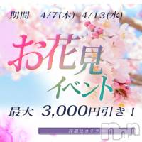 新潟デリヘル BIANCA～主人の知らない私～新潟店(ビアンカニイガタテン)の4月8日お店速報「＊＊お花見キャンペーン開催！＊＊」