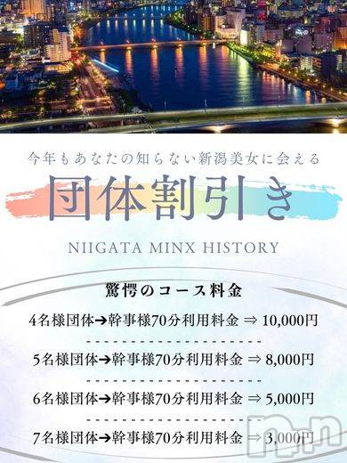 新潟デリヘル(ミンクス)の2026年2月20日お店速報「今宵はMinxで☆　気になるあの子とお得に遊べるチャンス♪」
