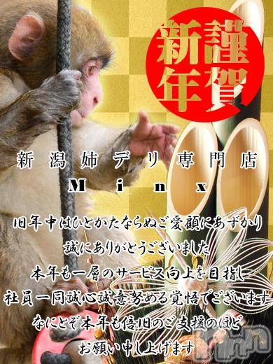 新潟デリヘル(ミンクス)の2016年1月2日お店速報「2016年の初ヌキはお値段以上の満足嬢で♪」