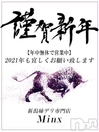 新潟デリヘル(ミンクス)の2021年1月2日お店速報「県内屈指の最高美女15名出勤☆全コース2000円OFFでご案内♪」