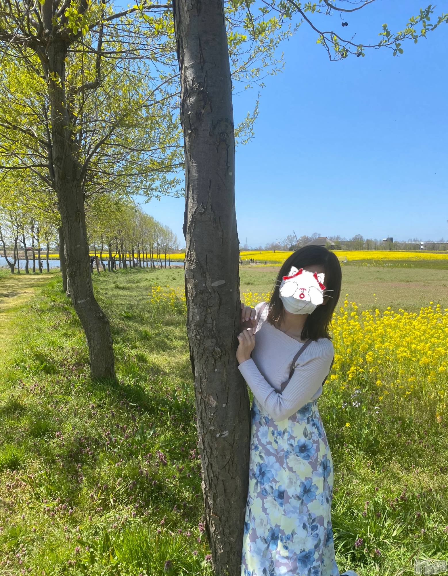 新潟人妻デリヘルLOVE AFFAIR～秘密のデート(ラブアフェア～ヒミツノデート)美雪さん【♪♪♪】(35)の2020年4月17日写メブログ「♡菜の花とバドミントン♡」