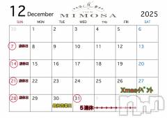 古町キャバクラ・クラブ(クラブミモザ)のお店速報「★12月営業日について★」