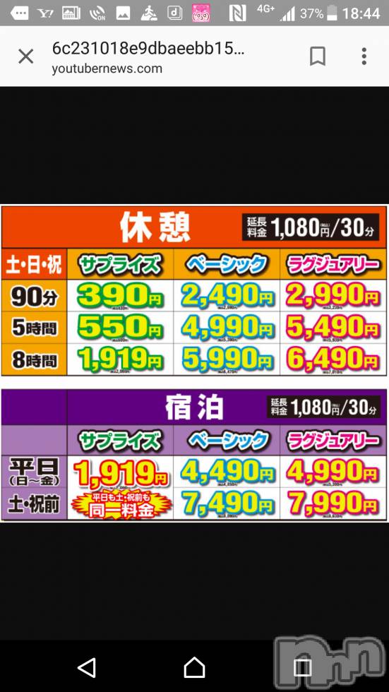 長岡人妻デリヘル人妻楼　長岡店(ヒトヅマロウ　ナガオカテン)なな(38)の2018年1月18日写メブログ「安いラブホ」