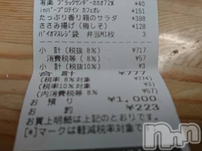 長岡デリヘル 人妻楼　長岡店(ヒトヅマロウ　ナガオカテン) なな(43)の5月3日写メブログ「レシートの合計金額」