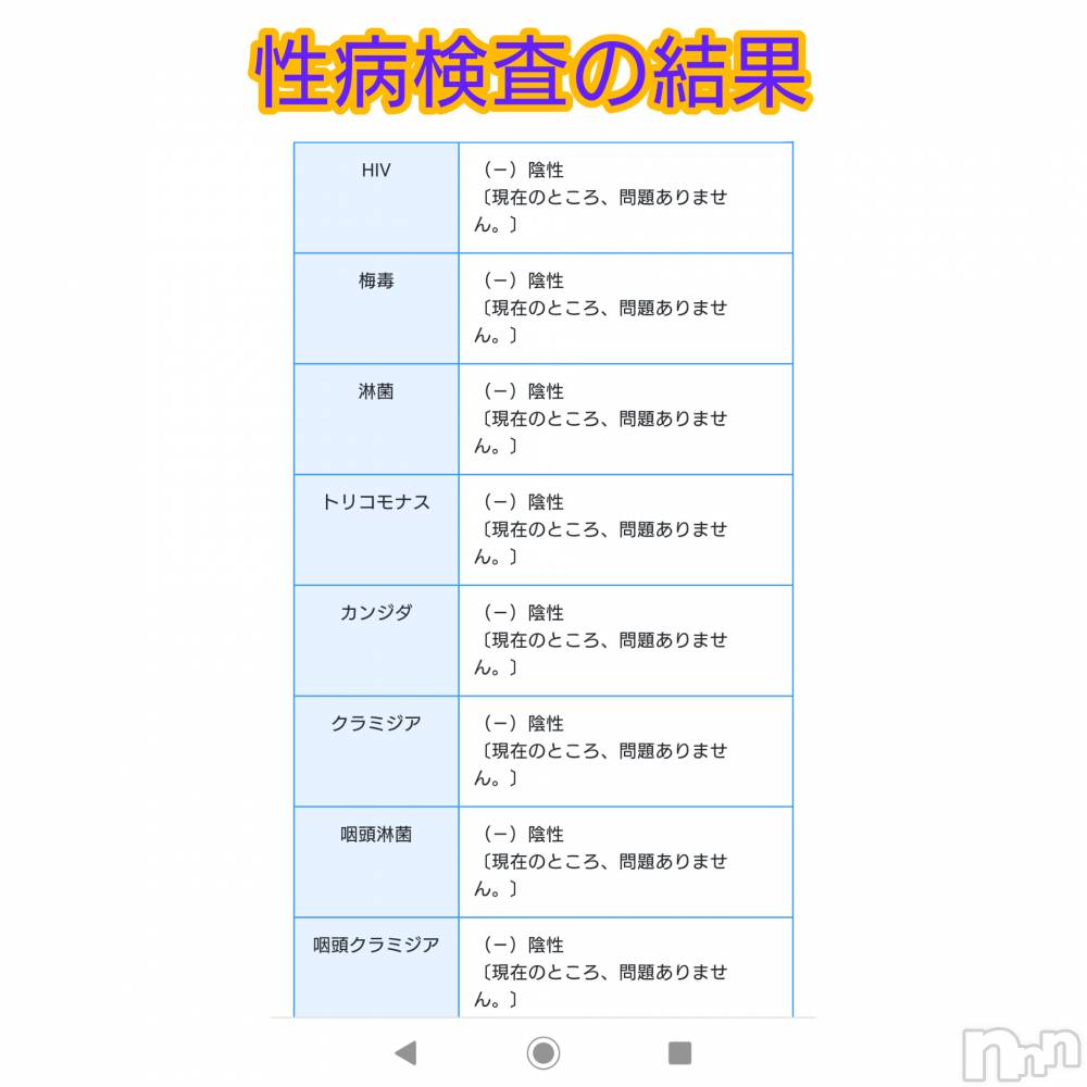 上越人妻デリヘルらぶ妻　～新潟の人妻が集う店～(ラブツマ) 【お得妻】渡辺かな★即尺◎(49)の3月9日写メブログ「性病検査の結果、全て大丈夫だったよ👌」